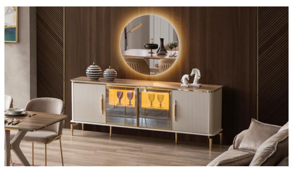 Royal Yemek Odası  (Yüzler %100 MDF Kasa Suntalem)