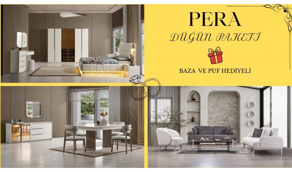 Pera Düğün Paketi Yüzler MDF