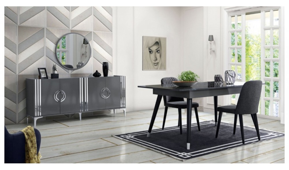Asel Antrasit Yemek Odası