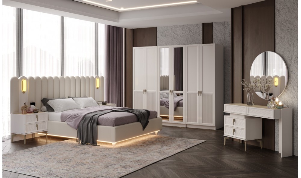 CEMRE YATAK ODASI %100 MDF ( Baza hediyelidir.)