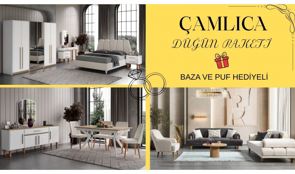 ÇAMLICA DÜĞÜN PAKETİ %100 MDF