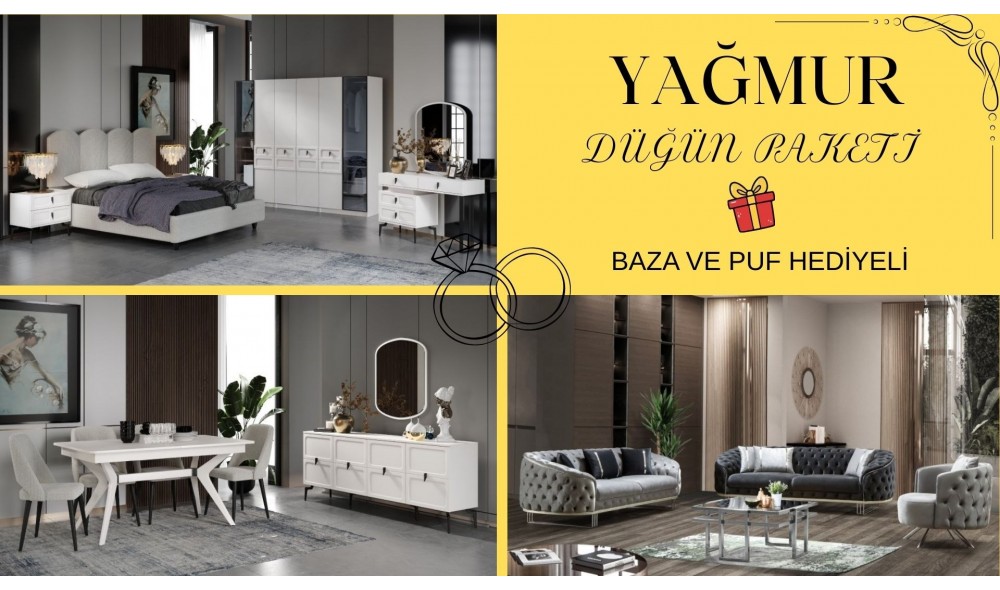 YAĞMUR DÜĞÜN PAKETİ %100 MDF