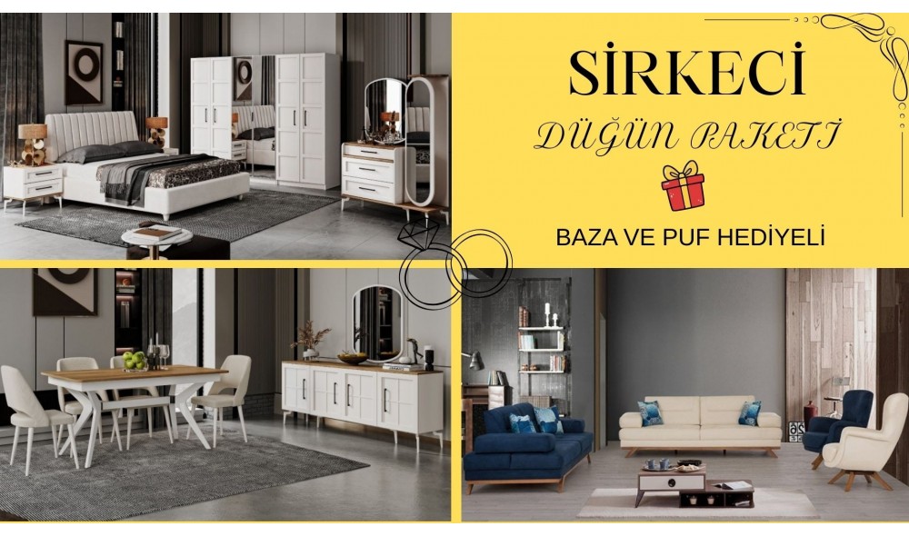 SİRKECİ DÜĞÜN PAKETİ %100 MDF