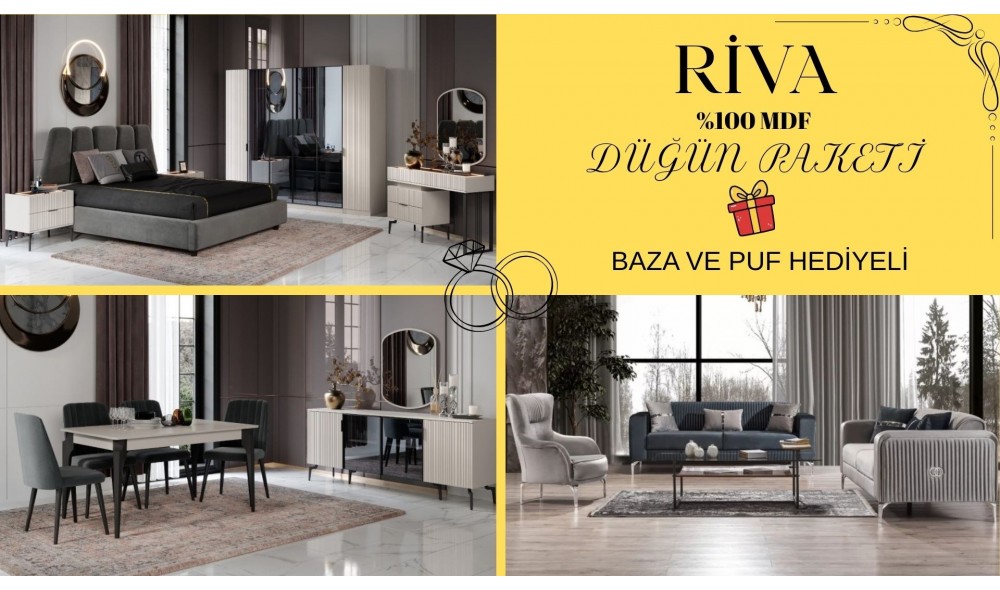 RİVA DÜĞÜN PAKETİ %100 MDF