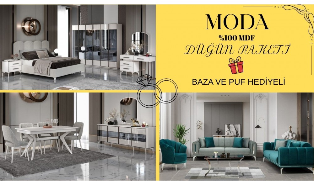 MODA DÜĞÜN PAKETİ %100 MDF