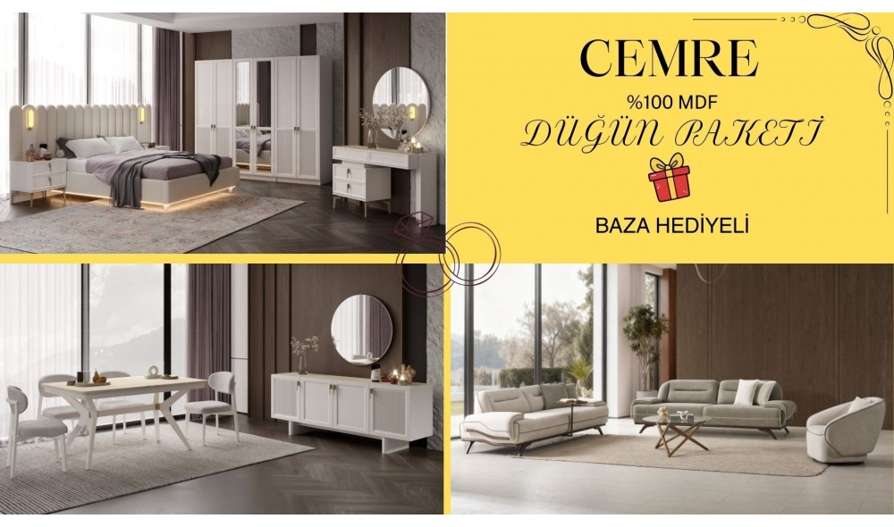 CEMRE DÜĞÜN PAKETİ %100 MDF