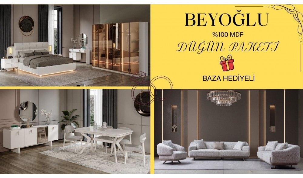 BEYOĞLU DÜĞÜN PAKETİ %100 MDF