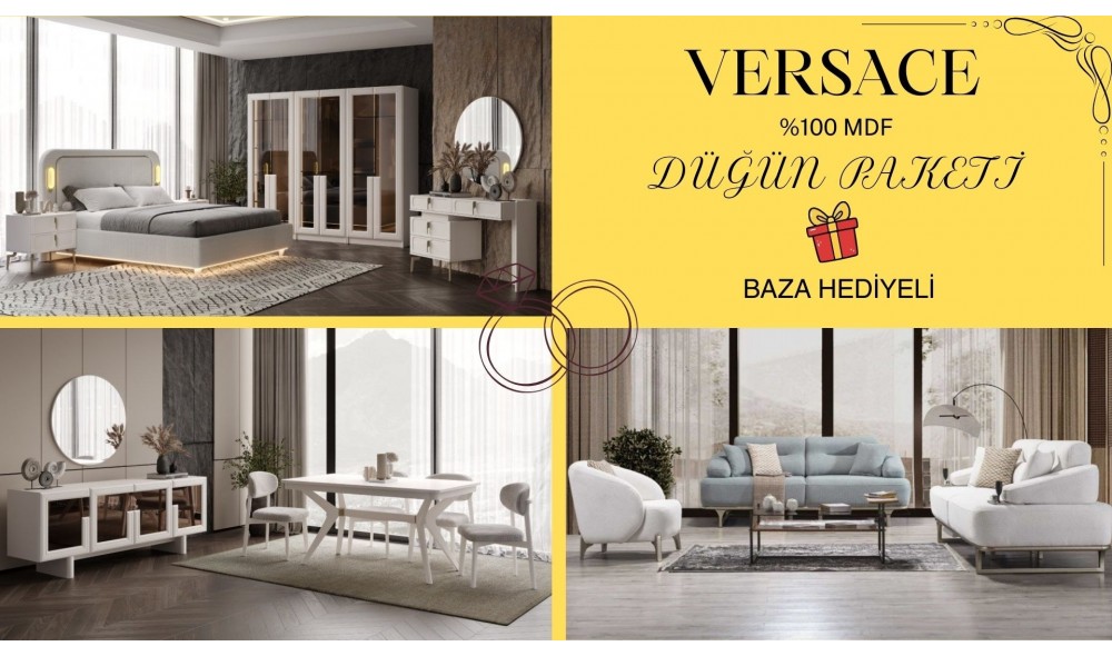 VERSACE DÜĞÜN PAKETİ %100 MDF