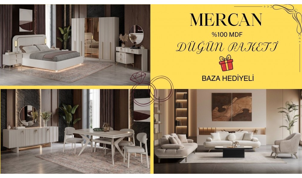 MERCAN DÜĞÜN PAKETİ %100 MDF