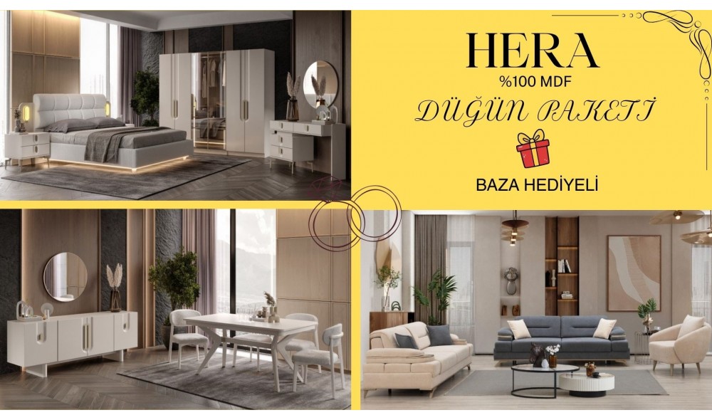 HERA DÜĞÜN PAKETİ %100 MDF