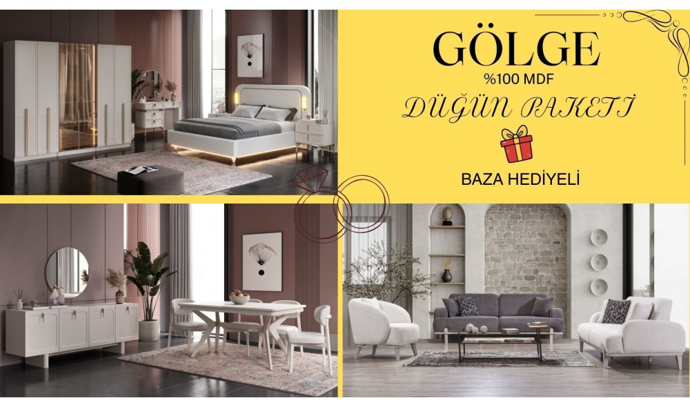 GÖLGE DÜĞÜN PAKETİ %100 MDF