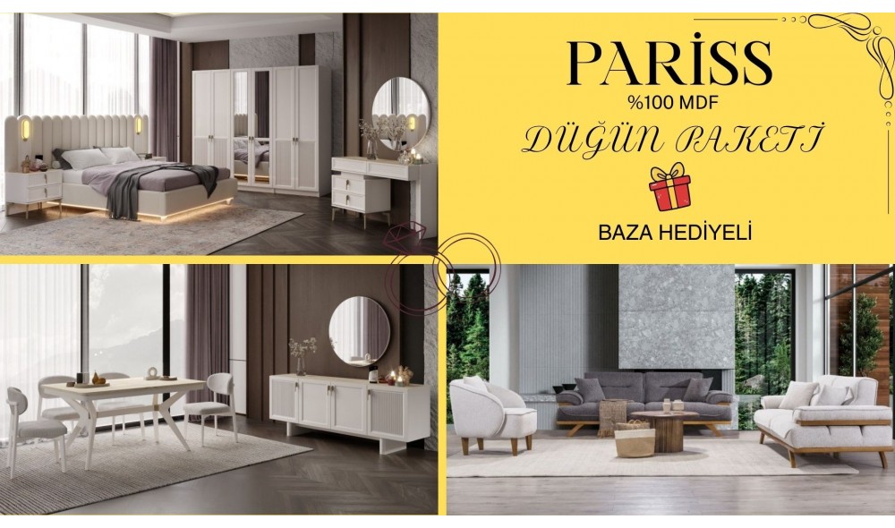 PARİSS DÜĞÜN PAKETİ %100 MDF