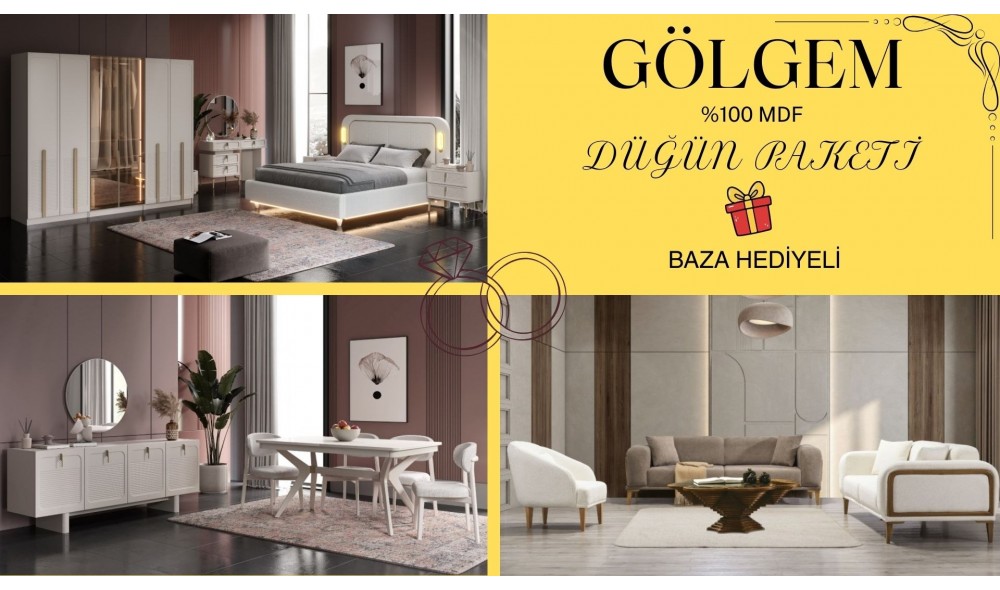 GÖLGEM DÜĞÜN PAKETİ %100 MDF