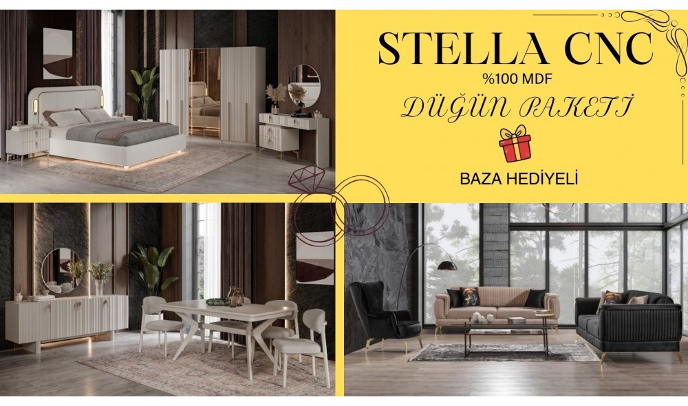STELLA CNC DÜĞÜN PAKETİ %100 MDF